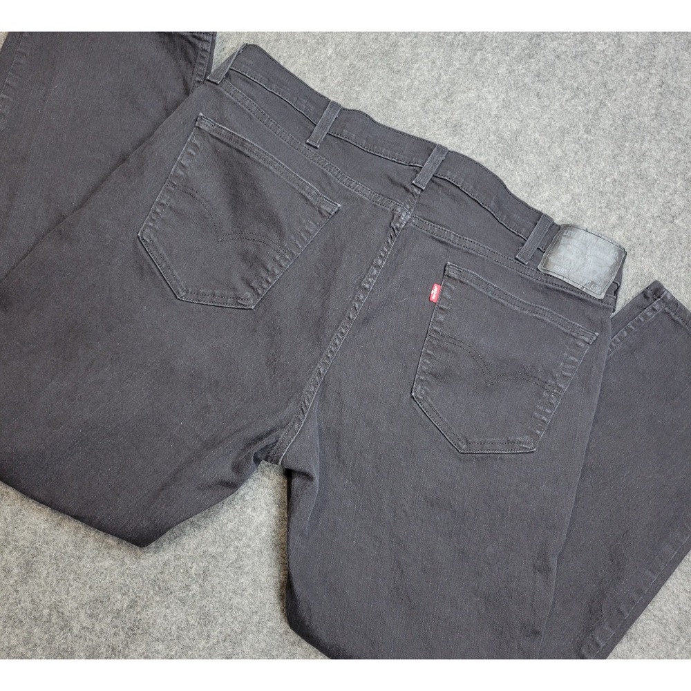Levis 559 Jeans Mens 40x30 Black Denim Red Tab Relaxed Straight Fit Streetwear